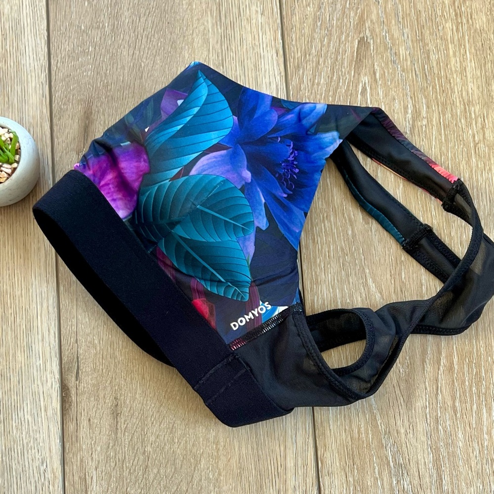 Floral Sports Bra DOMYOS - Picture 3 of 8